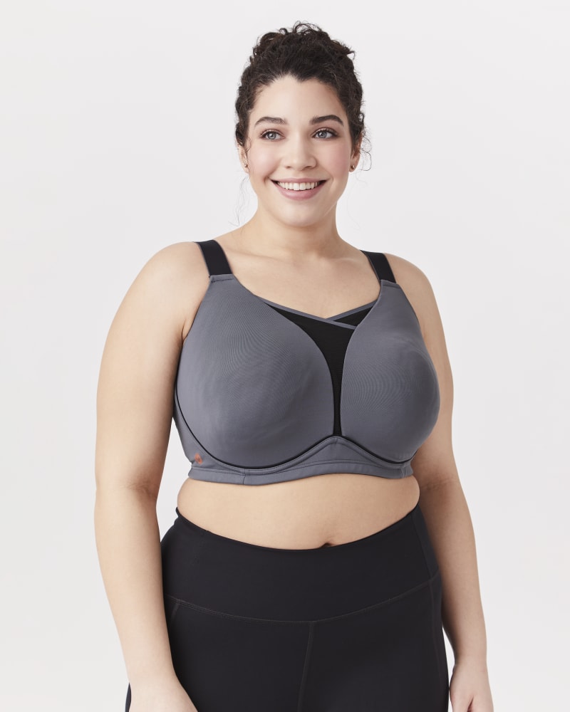 Front of plus size Aral Cooling Sports Bra  by Livi | Dia&Co | dia_product_style_image_id:154401